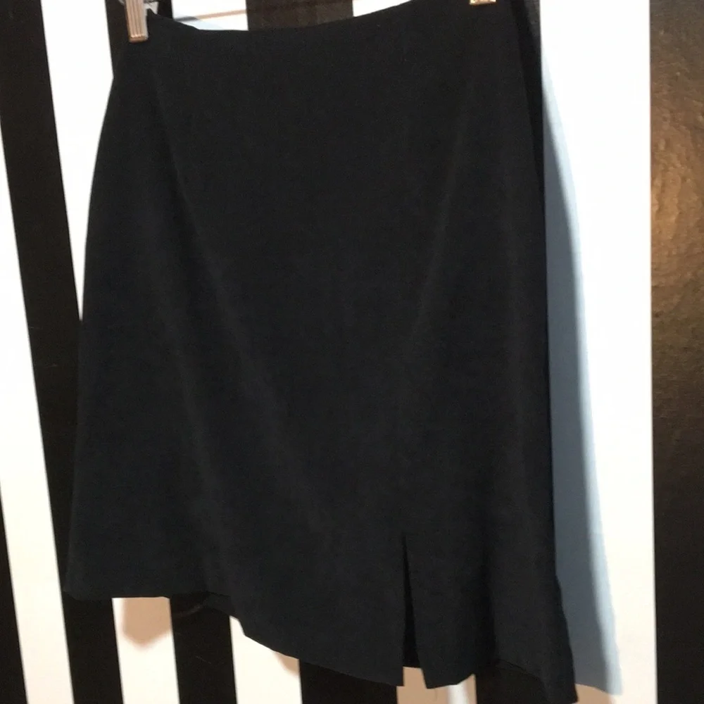 Retro Vintage 1980s Short Black Above Knee A-Line Skirt Size 4 Woman’s XS/Small